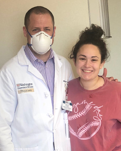 Elena Berjer and Dr. Matthew Goodwin