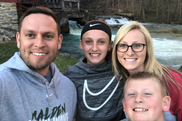 Mike Vipperman and his family